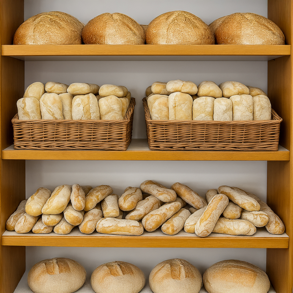 Baguette fragrante del nostro panificio a Carbonate.